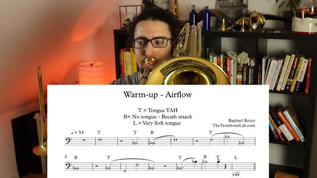 New Trombone Warm Up Exercise ! #Trombone #lowBrass