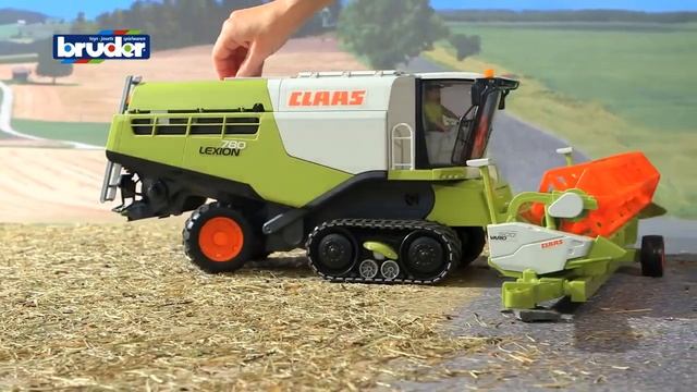 Комбайн Claas Lexion 780 Bruder 02-119 02119 Игрушка подарок сыну смотреть онлайн