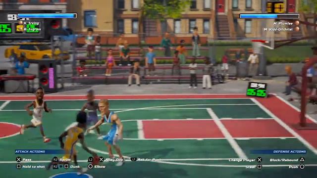 NBA Playgrounds Gameplay (PS4)- This Game Can't Handle Me смотреть онлайн