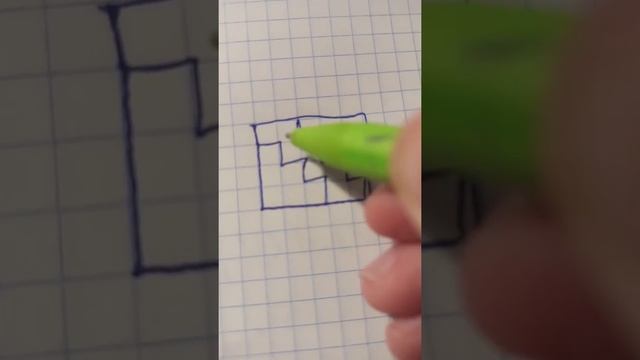 как нарисовать 3D лестницу. смотреть онлайн