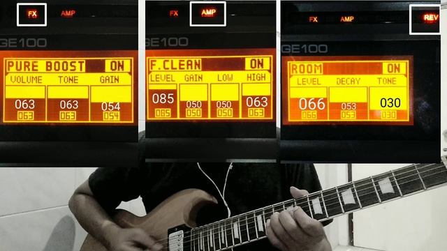 Mooer Ge100 Clean Patch /pop Jazz Guitar /Soul Groove /bluelicks /blues Jazz Guitar