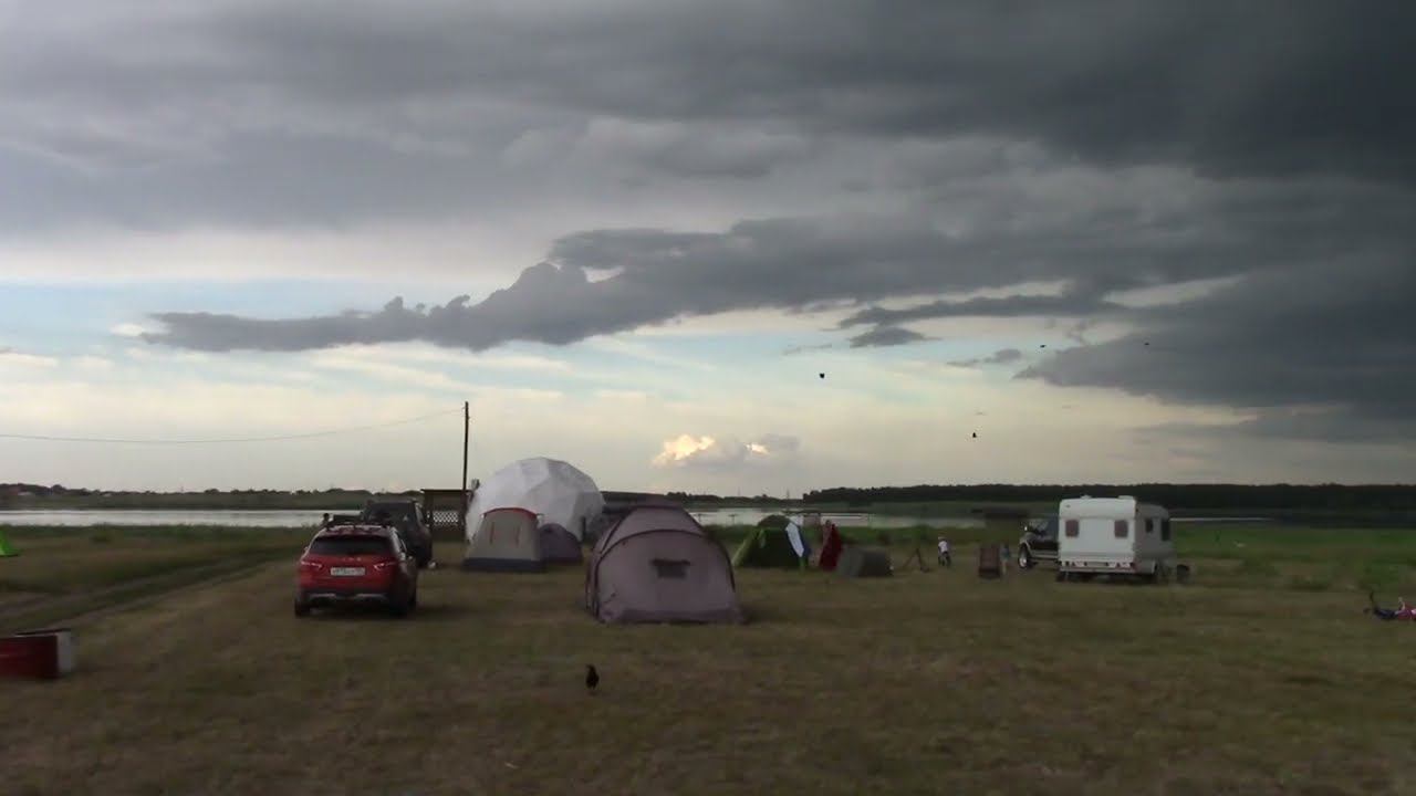 Гроза над озером в Завьялово