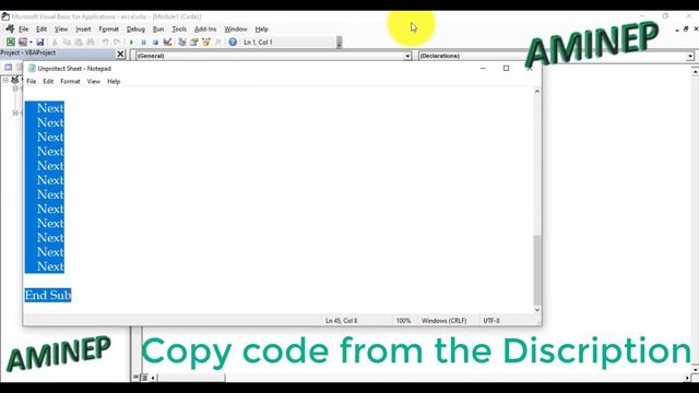 How to unprotect excel sheet without password смотреть онлайн