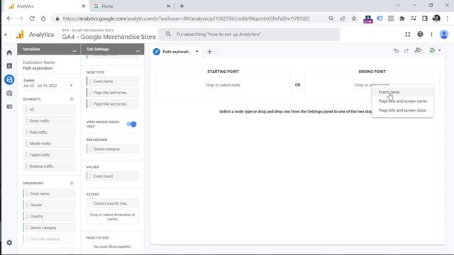 Path exploration in Google Analytics 4 | Behavior Flow in GA4 (2023) смотреть онлайн