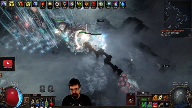 CohhCarnage Plays Path of Exile: Echoes of the Atlas (Ziz Blade Blast Champion Build) - Episode 111 смотреть онлайн