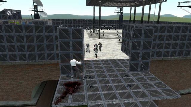 Senator Armstrong vs Combine Army BASE | GMOD fights, Huggy Wuggy, Godzilla смотреть онлайн