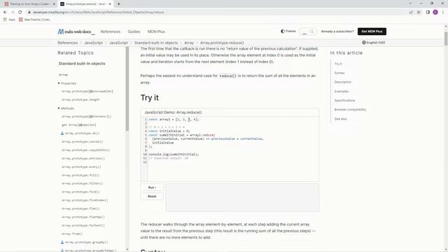 Codewars 8 kyu Sum Arrays JavaScript смотреть онлайн