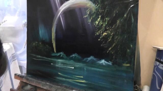 "Птицы счастья". Мастер-класс. Часть первая. Художник Елена Мелкова. смотреть онлайн