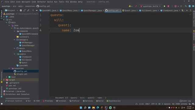 Spigot Plugin Development - 76 - NPC Interaction using ProtocolLib | QuestNPC Plugin смотреть онлайн