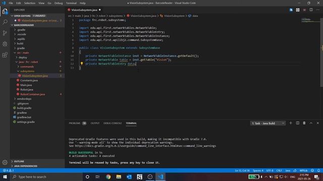 Creating a project and Vision Subsystem смотреть онлайн