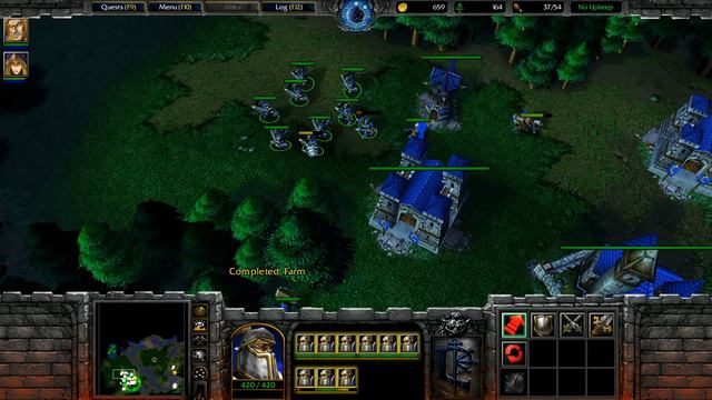 Warcraft 3 (Hard): The Scourge Of Lordaeron 04 - The Cult Of The Damned