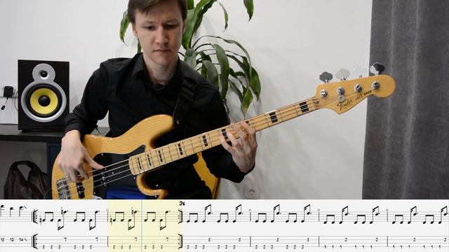 BassTabs | J. S. Bach C-moll | Jeff Berlin - Pump It | БасТабы