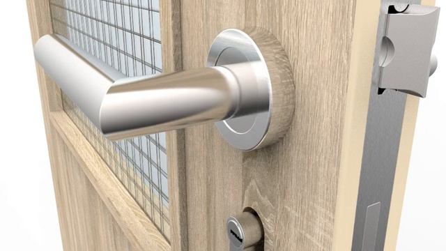 Монтаж дверного замка смотреть онлайн