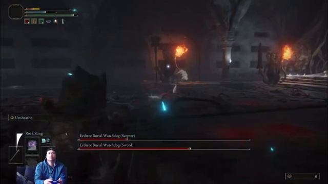 Elden Ring boss battle: Erdtree Burial Watchdog (scepter,sword) смотреть онлайн