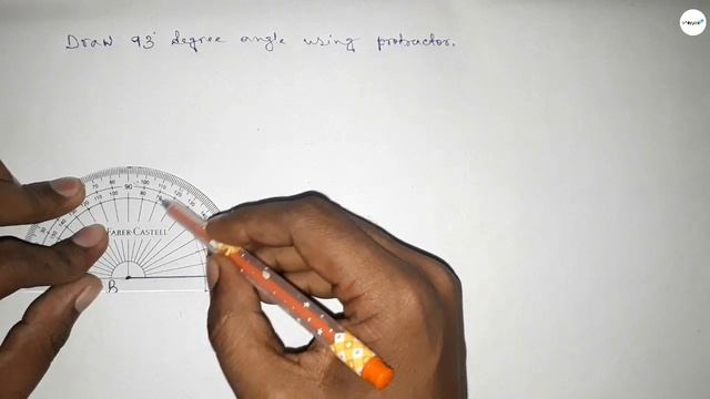 How to draw 93 degree angle using protractor. shsirclasses. смотреть онлайн