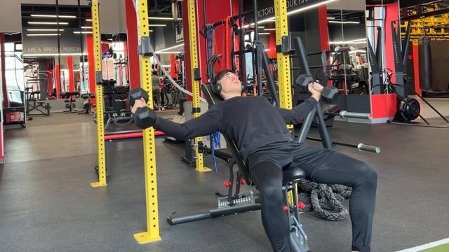 Разводка гантелей в наклоне смотреть онлайн