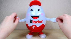 Киндерино Самый Большой Киндер Сюрприз на русском языке Kinder Surprise Kinderino Eggman Kinderman