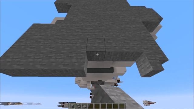 Star Wars A/SF-01 B-WING Starfighter in Minecraft - Tutorial смотреть онлайн