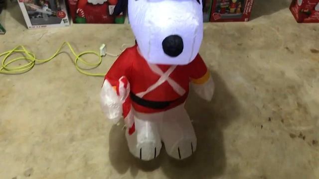 Review: Gemmy Peanuts Snoopy Airblown - 3.5 Foot Christmas Inflatable