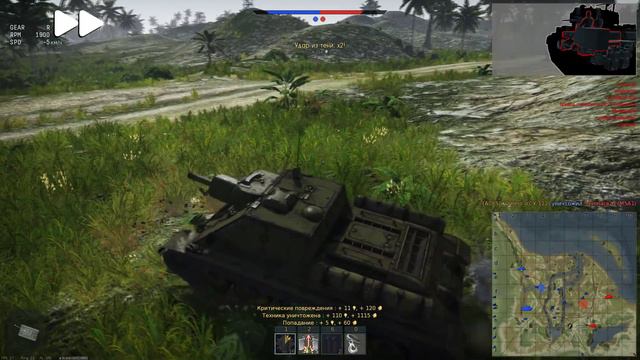Обзор Су-122: Не всегда ваншот в War Thunder смотреть онлайн