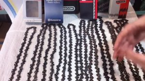 Цепи для бензопил,их виды и размеры