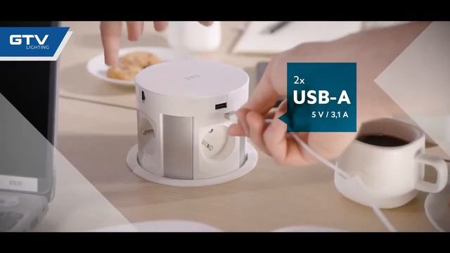 Встраиваемая розетка GTV COMFORT PLUS смотреть онлайн