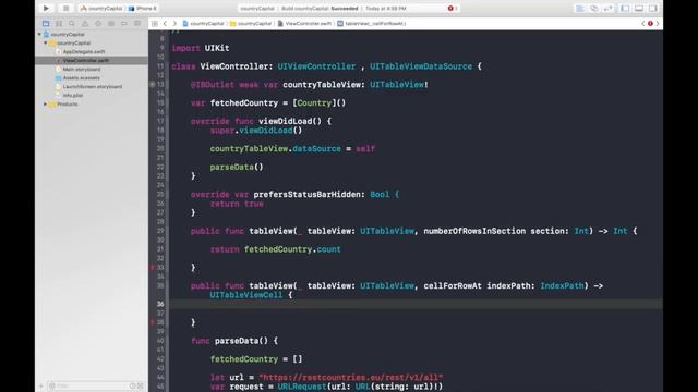 Insert API Data to Table View (Part 2 Insert data to table view) (Swift 3 + Xcode 8.2.1) смотреть онлайн