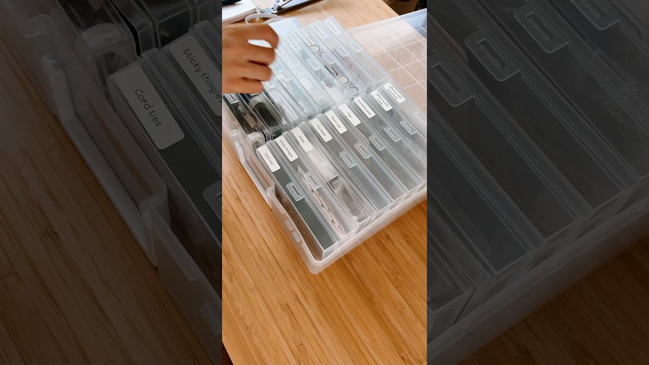 ♀️ Организация мелочей в контейнеры для фотографий