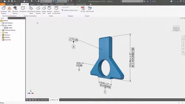Autodesk Inventor LT 2018 - Definizione basata sui modelli смотреть онлайн