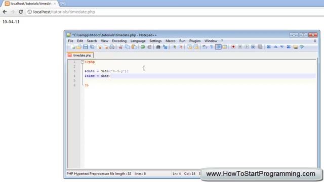 PHP Tutorial 19 Date and Time PHP For Beginners) смотреть онлайн