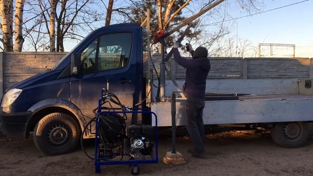 Мини кран PAVEN на грузовик смотреть онлайн