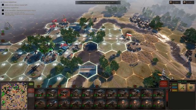 Panzer Strategy | Walkthrough | Mission 2 | Fall Weiss (1/2) смотреть онлайн