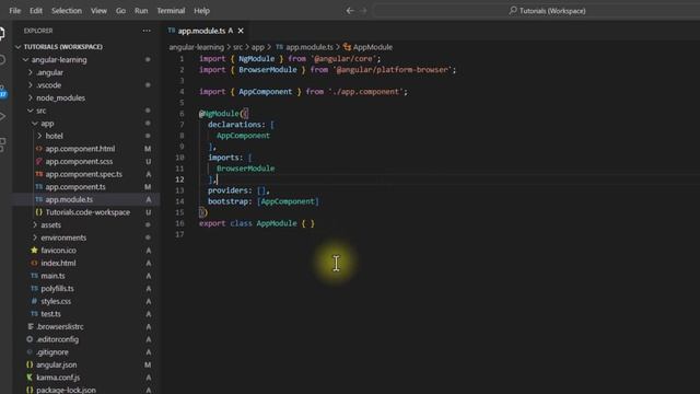 Angular Tutorials for Beginners - AppModule and Component Declaration смотреть онлайн
