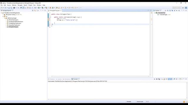 Java Dersleri #12 - String Veri Tipleri смотреть онлайн