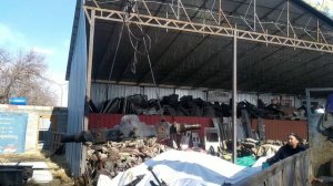 Замена заднего моста на Мерседес Актрос.