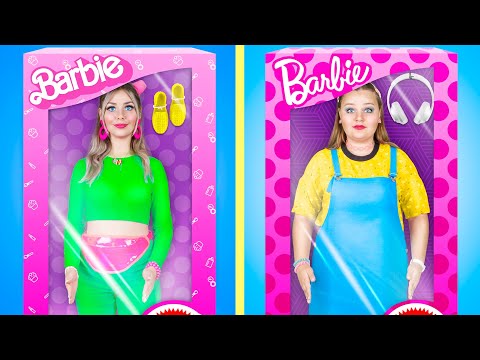 Реальная барби VS Фейковая барби _ 24 часа челлендж.mp4 смотреть онлайн