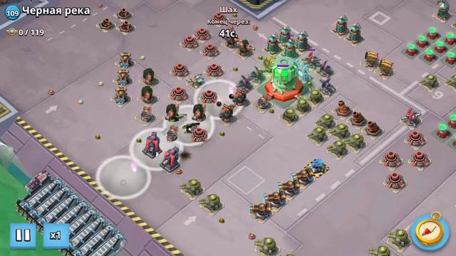 Boom Beach - клан ОПОЛЧЕНЕЦ - тупик - Черная река (Black River) смотреть онлайн