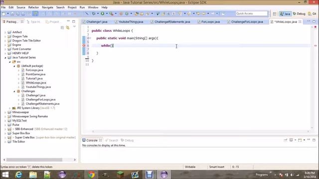 Java 7 Beginners Tutorial Part 5 Basic While Loops смотреть онлайн