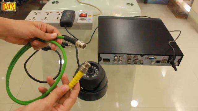 How to connect CCTV Camera's to the Monitor Using DVR смотреть онлайн