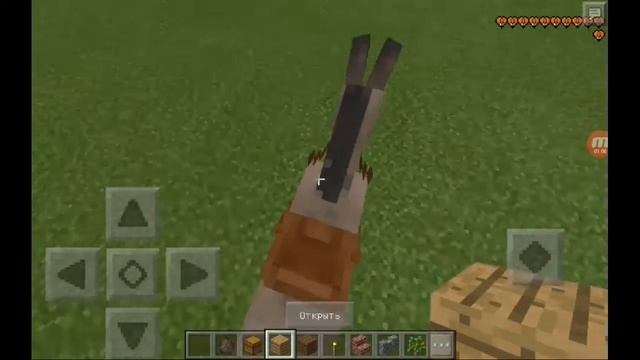Как одеть сундук на осла в Minecraft Pe