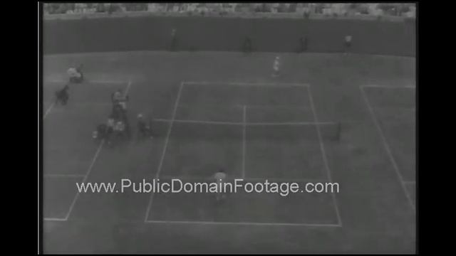 1936 Women's Tennis Championships Alice Marble dethrones Helen Pedersen archival footage смотреть онлайн