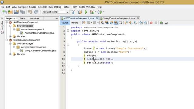62. Containers and Components in Java смотреть онлайн
