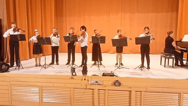 Канон И Пахельбель ансамбль скрипачей Хороший день смотреть онлайн