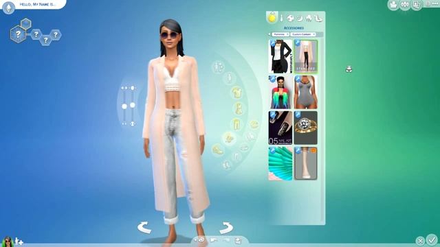 [TS4] - Создание персонажа | Голливудская девушка