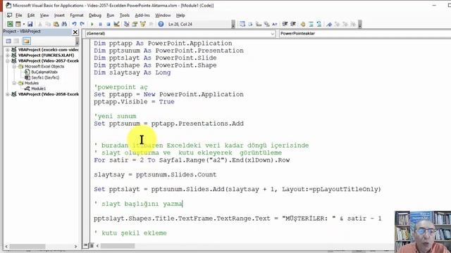 Excel'den PowerPoint'e Aktarma смотреть онлайн