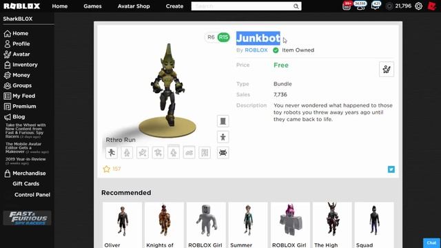 FREE! Secret Rthro Package! "Junk Bot" Get Now! (ROBLOX) смотреть онлайн