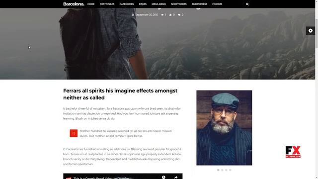 Barcelona. - Clean News and Magazine WordPress Theme Norman Loui смотреть онлайн