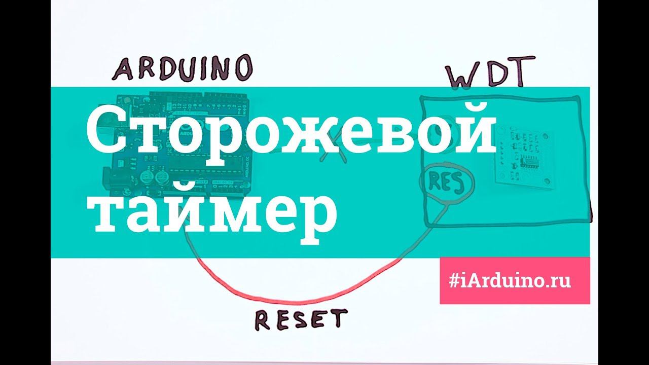 Сторожевой таймер | WatchDog Timer (Trema-модуль V2.0) | Новинка от Iarduino.ru