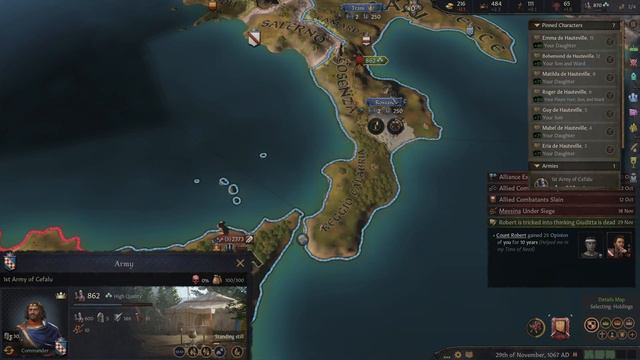 Duke Robert "the Fox" of Apulia - Crusader Kings 3 - Part 1 смотреть онлайн