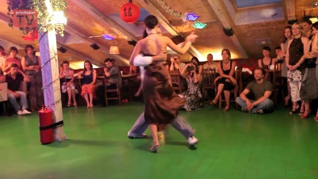 Mila Vigdorova & Rodrigo Fonti 2, Russia, Moscow, Milonga "Na Cherdake", http://prischepov.ru смотреть онлайн